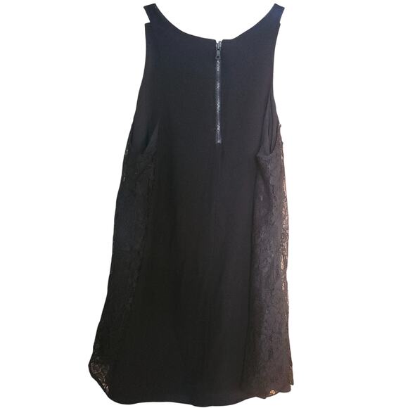 ALICE + OLIVIA Lindsay Silk Lace Scoop Neck Top in Black Extra Small | MSRP $187 - Picture 5 of 6